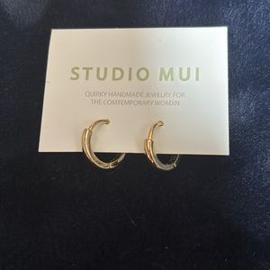Studio Mui 14k gold filled hoops